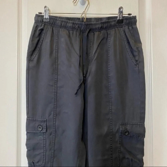 Velvet Heart Black Tencel Jogger Style Baggy Cargo Pants Size XS - Picture 9 of 16